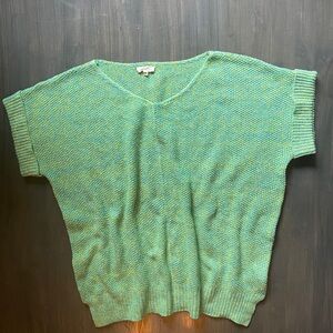 Green Knit Women's Sweater